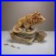 Antique-Majolica-Lion-Smoking-Set-Humidor-Match-Striker-Cigar-Holder-Ashtray-01-gfnw