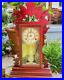 Antique-Mantle-Clock-Cherry-Wood-Framed-Old-Kitchen-Style-8-Day-Farmhouse-Style-01-gk