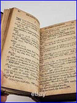 Antique Manuscript, Bible Interpret Greek and Hebrew, 1648 Rare. Christmas Gift