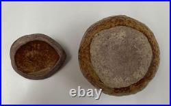 Antique Mashiko Ware Mikan Tea Caddy Tea Ceremony Tool Collectible 7cm