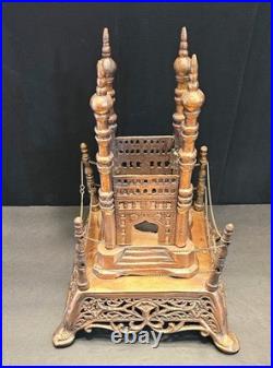 Antique Metal Copper Coated India's Historical Charminar Large Home Décor Rare