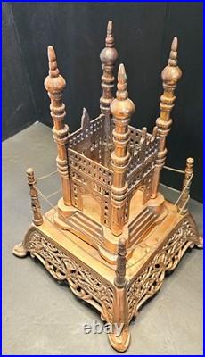 Antique Metal Copper Coated India's Historical Charminar Large Home Décor Rare