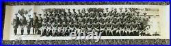 Antique Miitary Photograph MD Boland 1939 WW2 Camp Artillery Officers Panorama