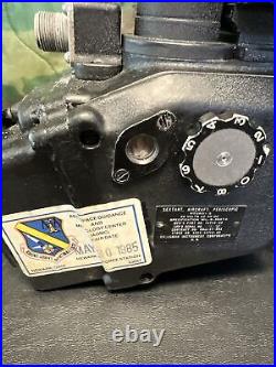 Antique Military Issue Kollsman Aircraft Periscopic Periscope Sextant & Case #02