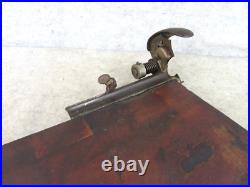 Antique Miller Dubrul Peters Co Wood Tobacco Leaf Cigar Cutter Board SIGNED