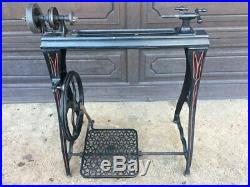 Antique Millers Falls Companion Treadle Lathe and Scroll Saw