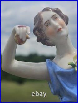 Antique Müller Volkstedt Figurine Spanish Flamenco Dancer 8