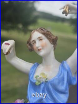 Antique Müller Volkstedt Figurine Spanish Flamenco Dancer 8