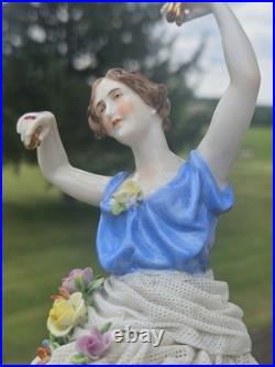 Antique Müller Volkstedt Figurine Spanish Flamenco Dancer 8