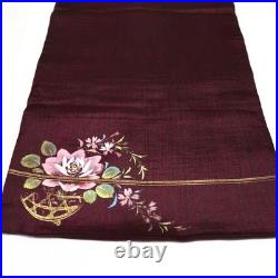 Antique Nagoya Obi Kimono SIlk Vintage Japanese Traditional Belt 30cm x 335cm
