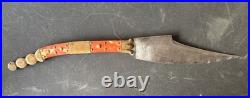 Antique Navaja Knife 19th Century Spanish VALERO JUN SARAGOZA Folding Knife