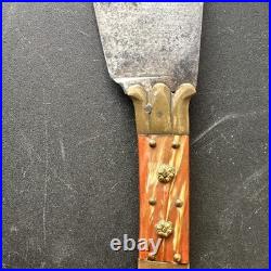 Antique Navaja Knife 19th Century Spanish VALERO JUN SARAGOZA Folding Knife