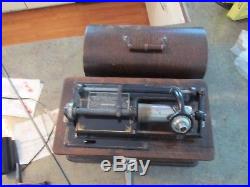 Antique Oak 1906 Thomas Edison Home Phonograph Cylinder Record Music Player