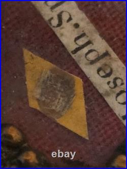Antique Official Catholic Religious Relic St. Joseph (Spouse Of The Virgin Mary)