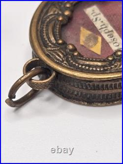 Antique Official Catholic Religious Relic St. Joseph (Spouse Of The Virgin Mary)