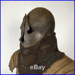 Antique Old Medieval Half Armor With Helmet