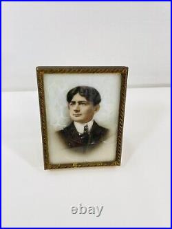Antique Opalotype photograph Picture Man Opaltype