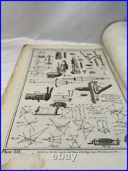 Antique Optics Foldout Engraving Set of 6 Plates Early Telescopes and Microscope