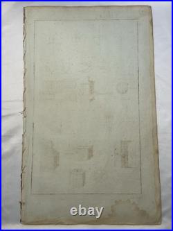 Antique Optics Foldout Engraving Set of 6 Plates Early Telescopes and Microscope