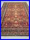 Antique-Oriental-Hand-Knotted-Wool-Area-Rug-Collectible-Mahal-Red-7-2-x-9-8-01-nz