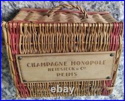 Antique Original Champagne Monopole HEIDSIECK & Co REIMS