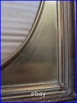 Antique Ornate Brass Covex Glass Picture Frame Gild Finish 16x12