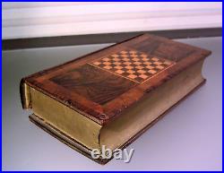 Antique Parquetry Rosewood False Book Safe