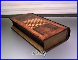 Antique Parquetry Rosewood False Book Safe