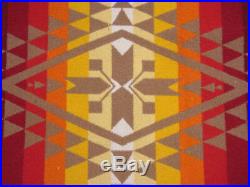 Antique Pendleton Blanket 1923-1930 Label Indian Patern Ombre