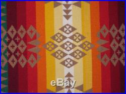 Antique Pendleton Blanket 1923-1930 Label Indian Patern Ombre