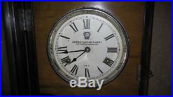 Antique Pennsylvania Railroad Train Station Time Clock Rare Find That Works