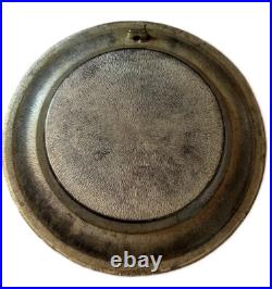 Antique Pewter Silver 3D Spanish Art Plate Don Quixote Rare Collector Piece