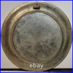 Antique Pewter Silver 3D Spanish Art Plate Don Quixote Rare Collector Piece Antique Pewter Silver 3D Spanish Art Plate Don Quixote Rare Collector Piece