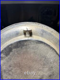 Antique Pewter Silver 3D Spanish Art Plate Don Quixote Rare Collector Piece