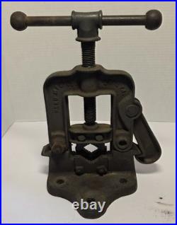 Antique Pipe Vice Reed Mfg#17 1914 Erie, PA Still Works