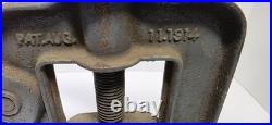 Antique Pipe Vice Reed Mfg#17 1914 Erie, PA Still Works