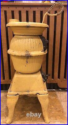 Antique Pot Belly Stove-Cast Iron-209 Magic Armstrong-Perryville Maryland-Rare