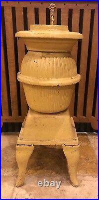 Antique Pot Belly Stove-Cast Iron-209 Magic Armstrong-Perryville Maryland-Rare