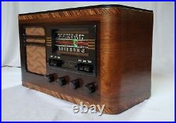 Antique RCA AM/SW Magic Eye Tube Radio T 60 (1939) COMPLETELY RESTORED