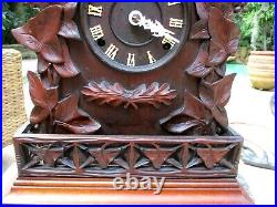 Antique Rare A. Frankfield Mantle Cuckoo Clock 1866