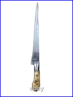 Antique Rare Dagger Vintage Stag Antler Dirk Machete Poniard Sword Collectible