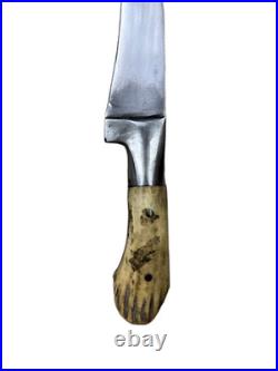 Antique Rare Dagger Vintage Stag Antler Dirk Machete Poniard Sword Collectible