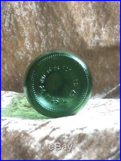Antique Rare Green Embossed Mountain Dew Bottle It'll Tickle Your Innards