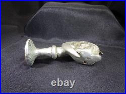 Antique Rare Unique Collectable Deceased Estate Bonnet Hood Ornament