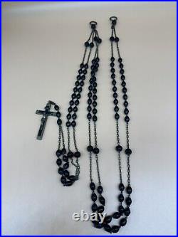 Antique Religious Nun Belt Rosary 1900's