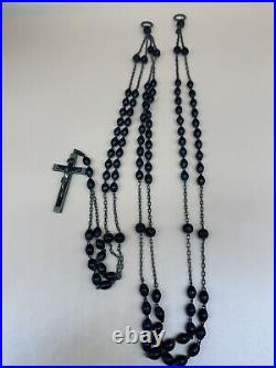 Antique Religious Nun Belt Rosary 1900's