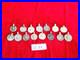 Antique-Religious-Sun-Silver-Amulet-Pendant-Worship-15-Pcs-11-Grams-Rare-SI76-01-gnf