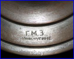 Antique Russian Kolchugino Metal Bronze Plated Teapot Samovar