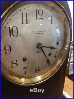 Antique SETH THOMAS clock SONORA 8 BELLS