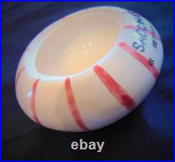 Antique Saccharin AD China Dish Bobble Head Bee Davar 1959 Japan Kitchen Jar Lid